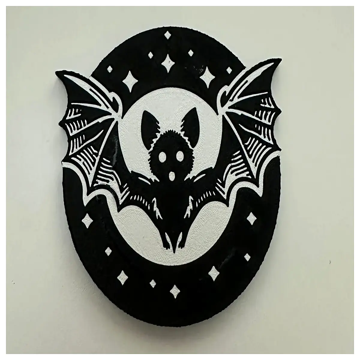 bat coaster set spooky halloween party decor drink mat rubber non slip