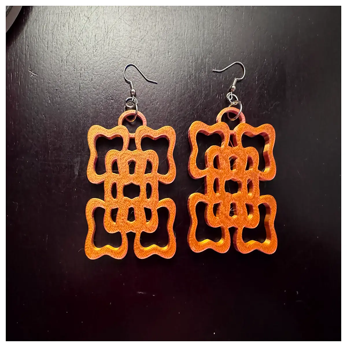 Floral Pattern Square Earrings Women s Geometric Earring Decoration Trendy Fashion Party Gift Festival Accessories