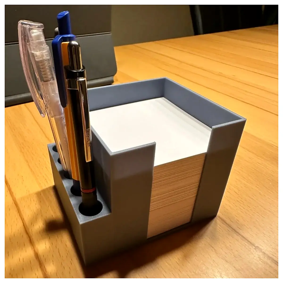 Sticky Note Holder Desk Organizer Home Office Essential Paper Towel Holder Stabilizer Desktop Storage Creative Decoration
