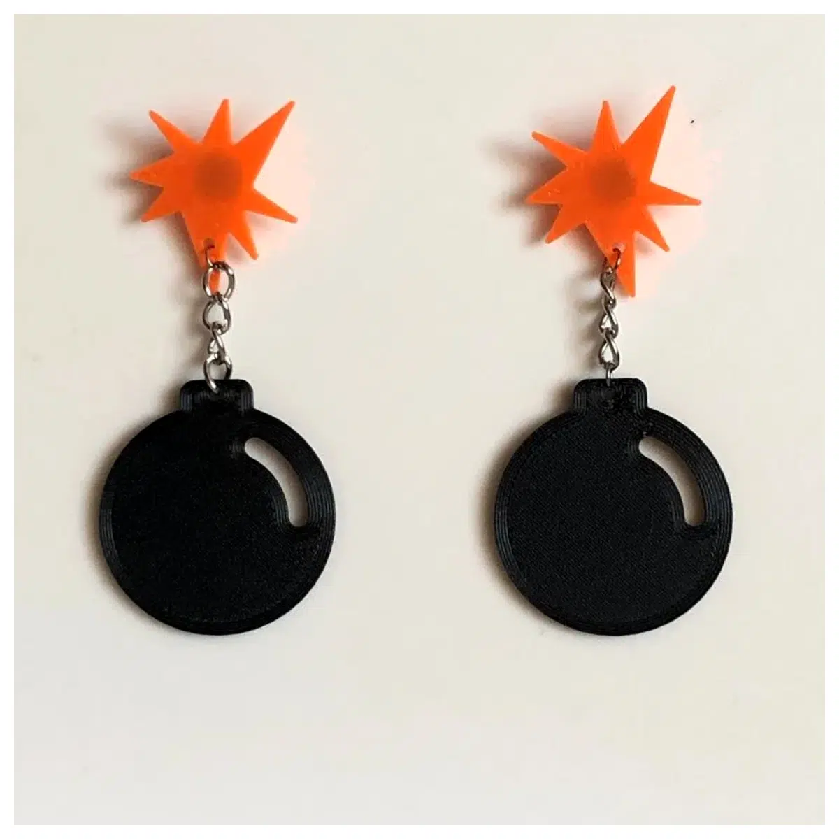 Explosion Bomb Manga Art Burst Illustration Explosion Manga Earring Merchandise Burst Visual Effects
