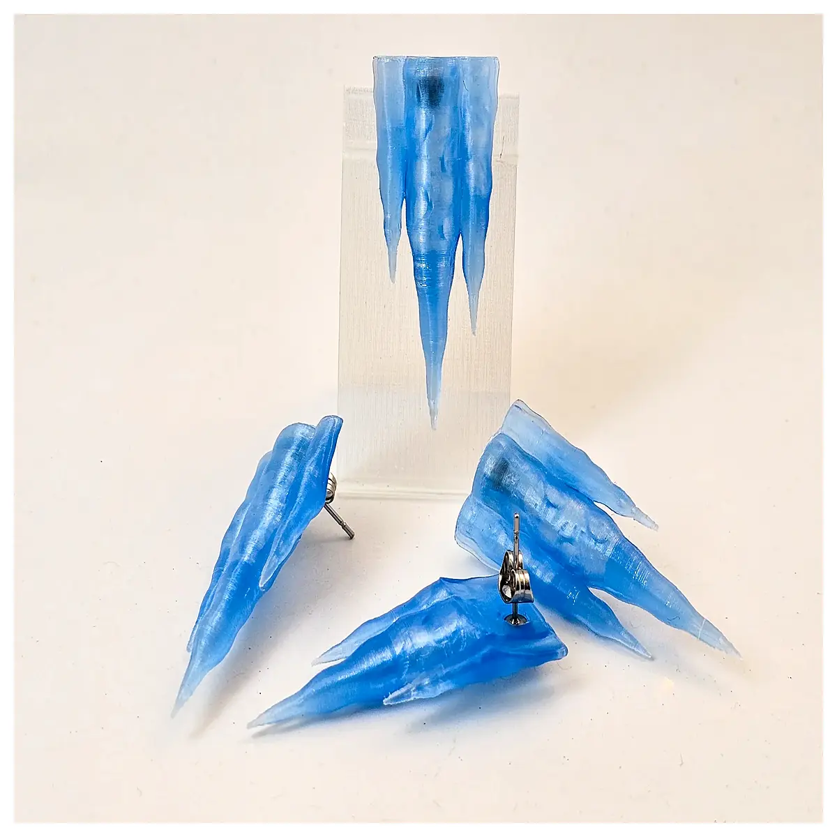 Icicle Earrings Women s Style Ice Crystal Drop Earrings Elegant Fashion Jewelry Accessories