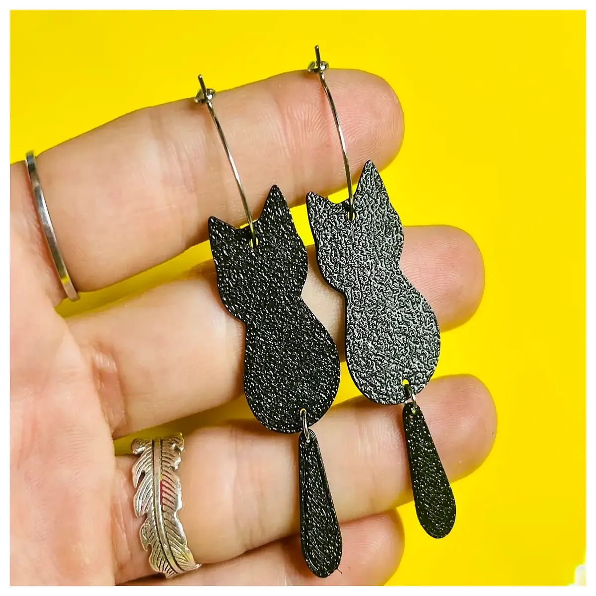 Cat Ear Earrings Women s Style Cute Student Sweet Simulation Crystal Earring Trendy Small Earring Elegant Earring Party Gift