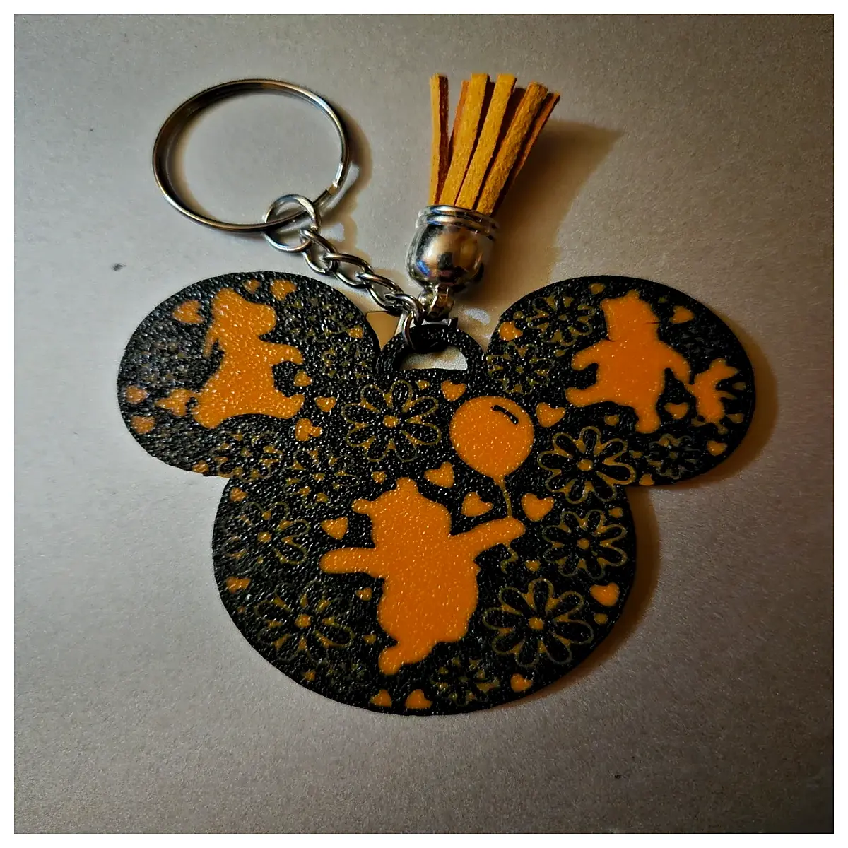 Winnie the Keychain Bear Plush Accessory Kids Backpack Decoration Cute Cartoon Charm Winnie the Gift Bear Toy Accessories