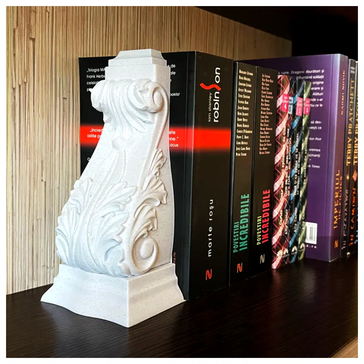 Architectural Decoration Book Stand Book Support Page Holder Wall Mounted Display Minimalist Shelf Feet Stable Support Bookstore Display