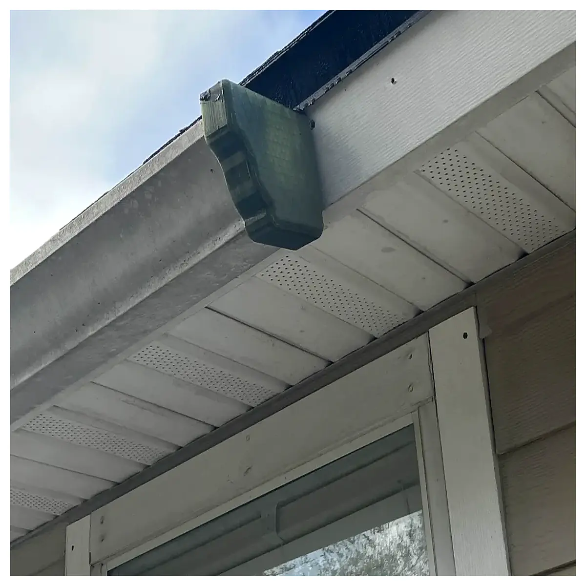 6 Inch Rain Gutter End Cap Gutter Seal End Closure Drainage Accessory Leak Stopper Gutter Cap Parts Block Water