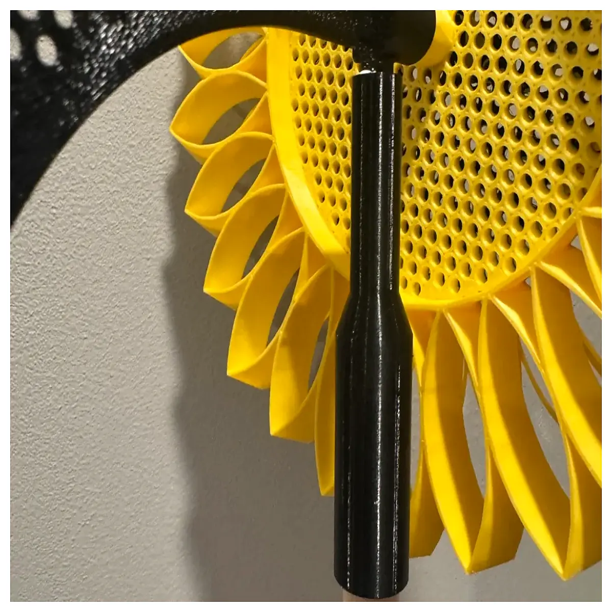 cylindrical adapter for sunflower windmill garden stake rotation connector