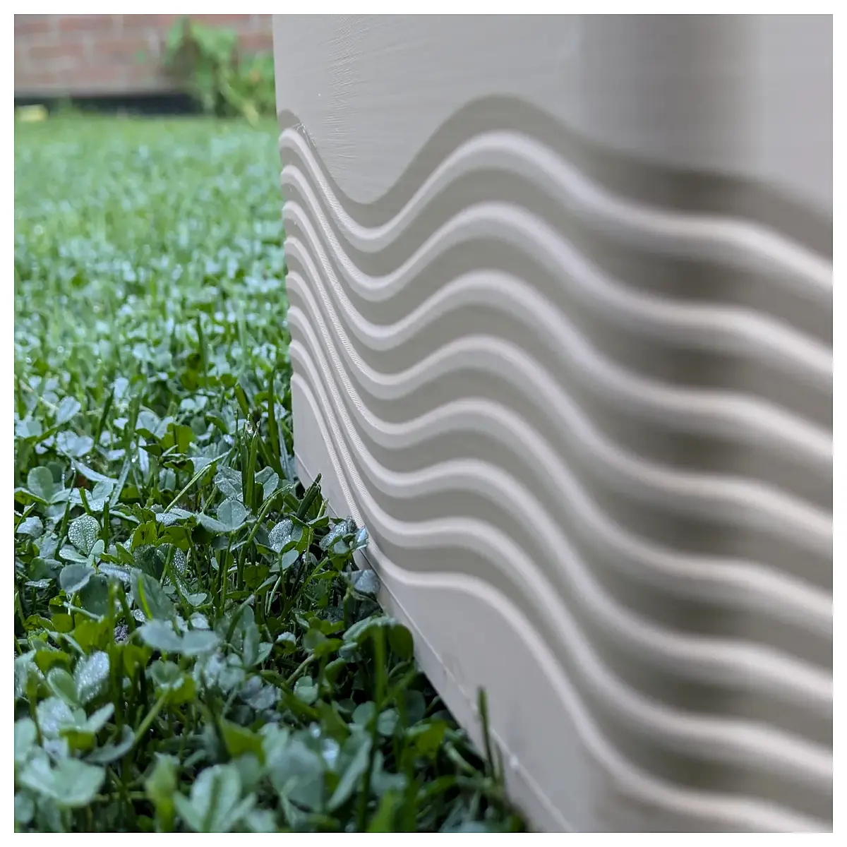 Wavy Storage Box Wave Stabilized Home Organization Box Dampening Vibration Storage Container