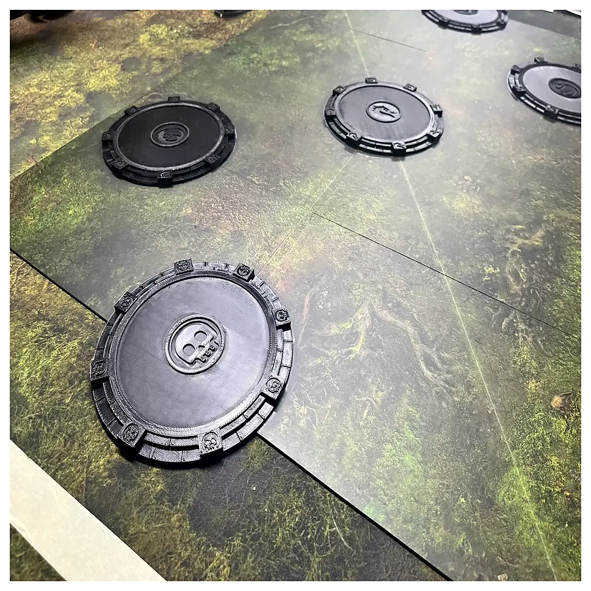 6 Inch Target Marker Zone for AoS Vanguard Army Tactical Marking Control Shooting Positioning