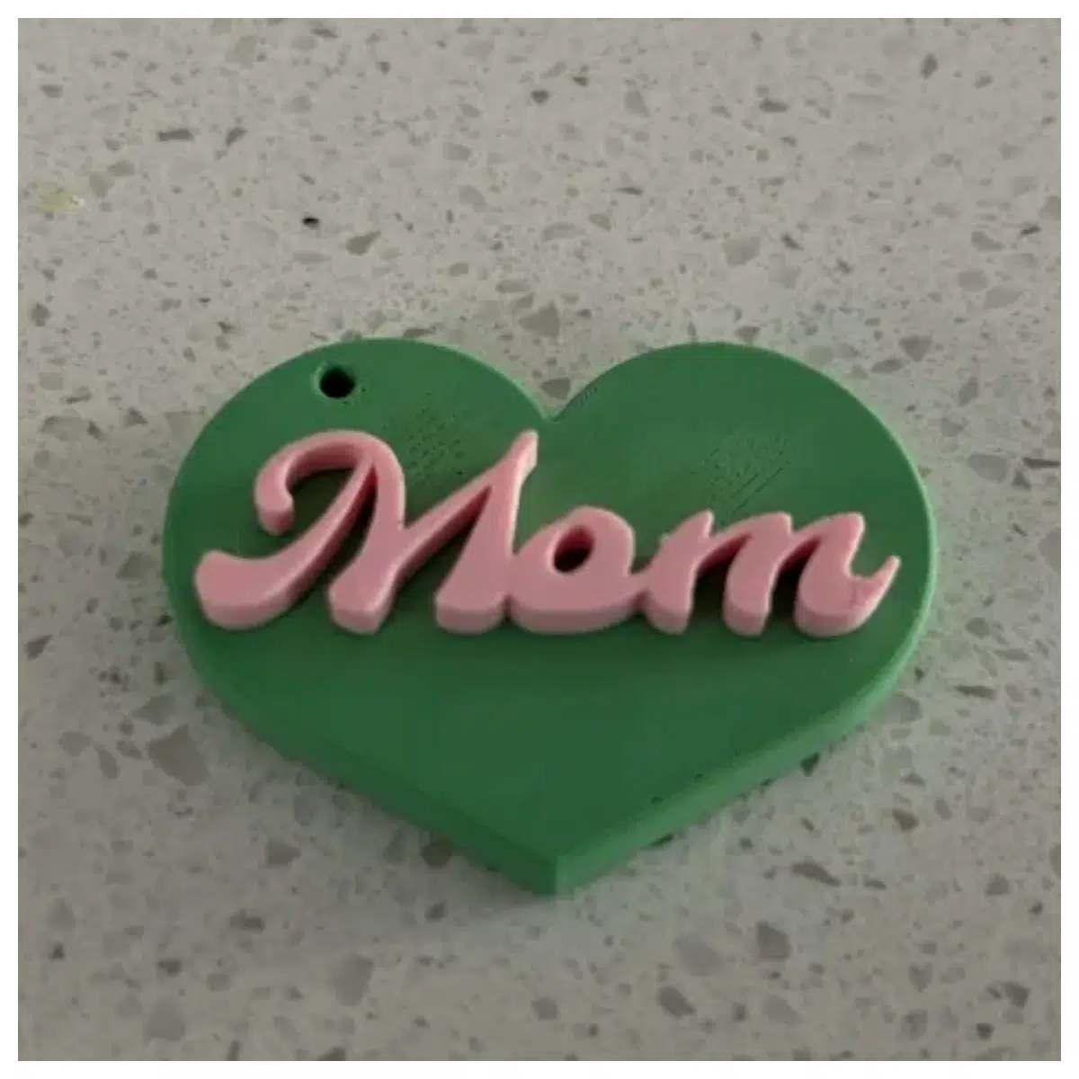AI Mom Keychain Creative Gift Anniversary Mother s Day Keyring Accessory Emotional Charm