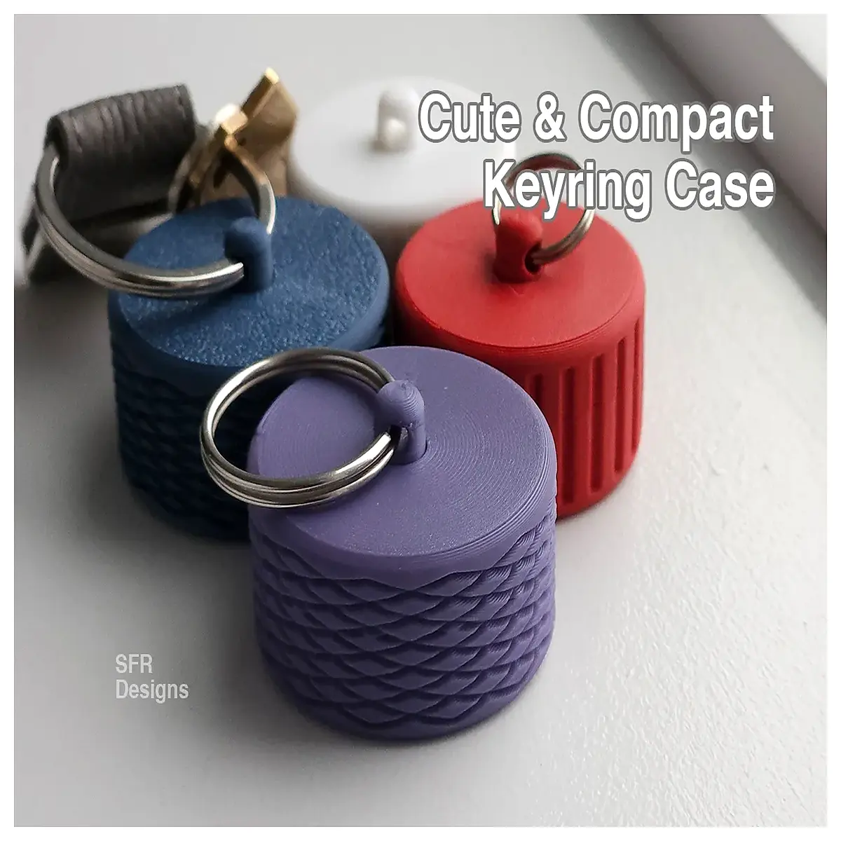 Mini Key Chain Box Twist Lock Security Box Key Organizer Lockable Box Small Lock Accessory