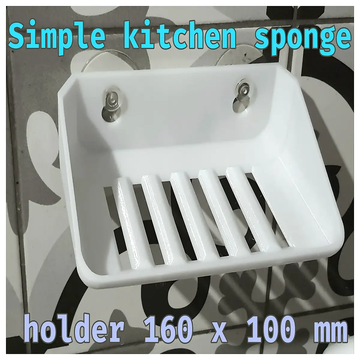 kitchen sponge holder drain rack organizer for sink counter dish drying