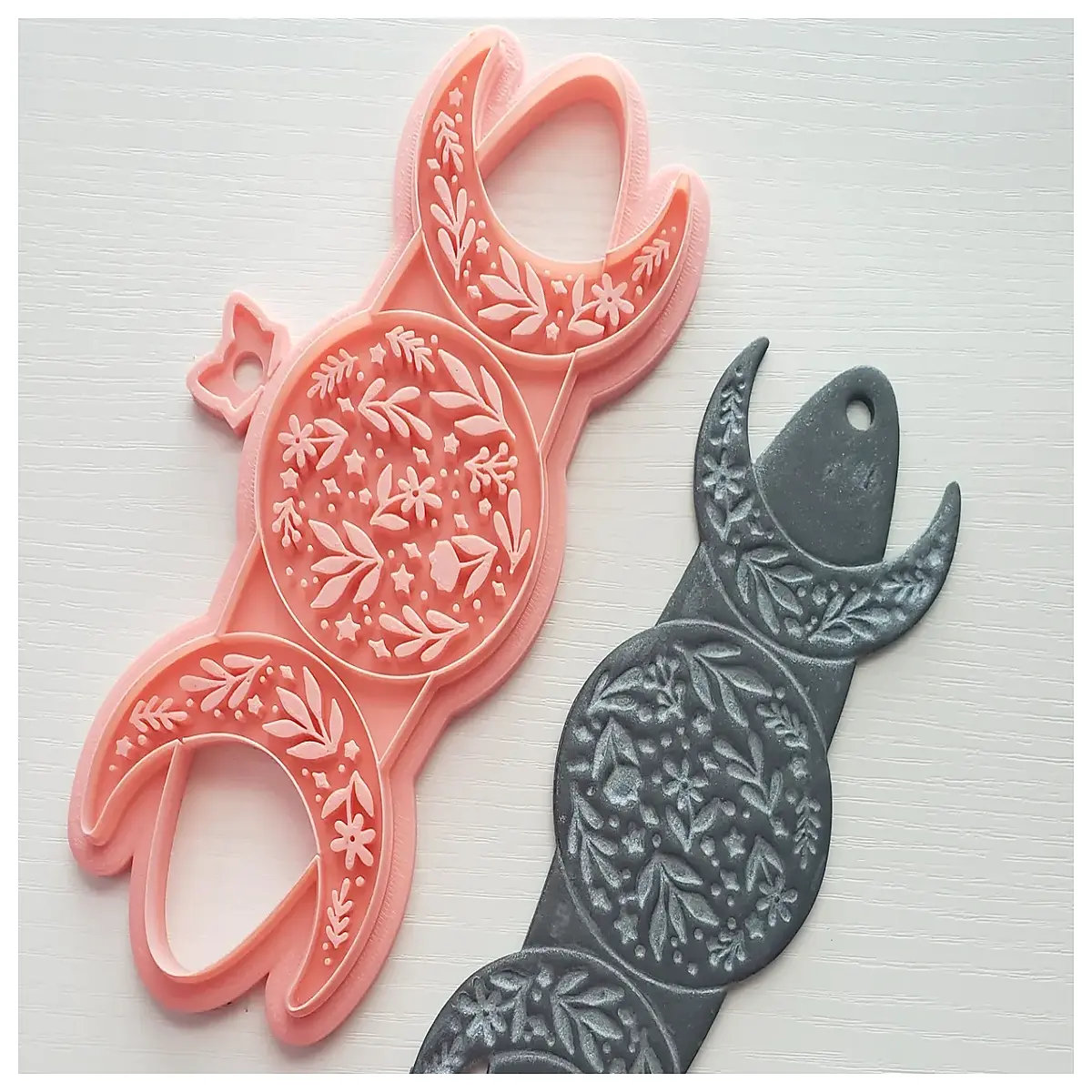 Floral Moon Polymer Clay Headband Cutter Modeling Tool Craft Supplies Decoration Accessory