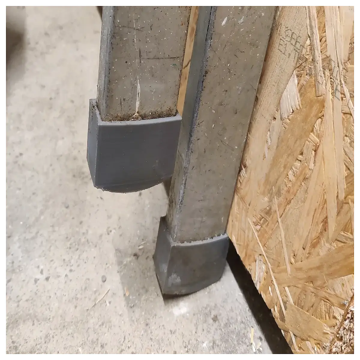 aluminum ladder foot pads anti slip rubber caps replacement parts for extension step stools safety accessories