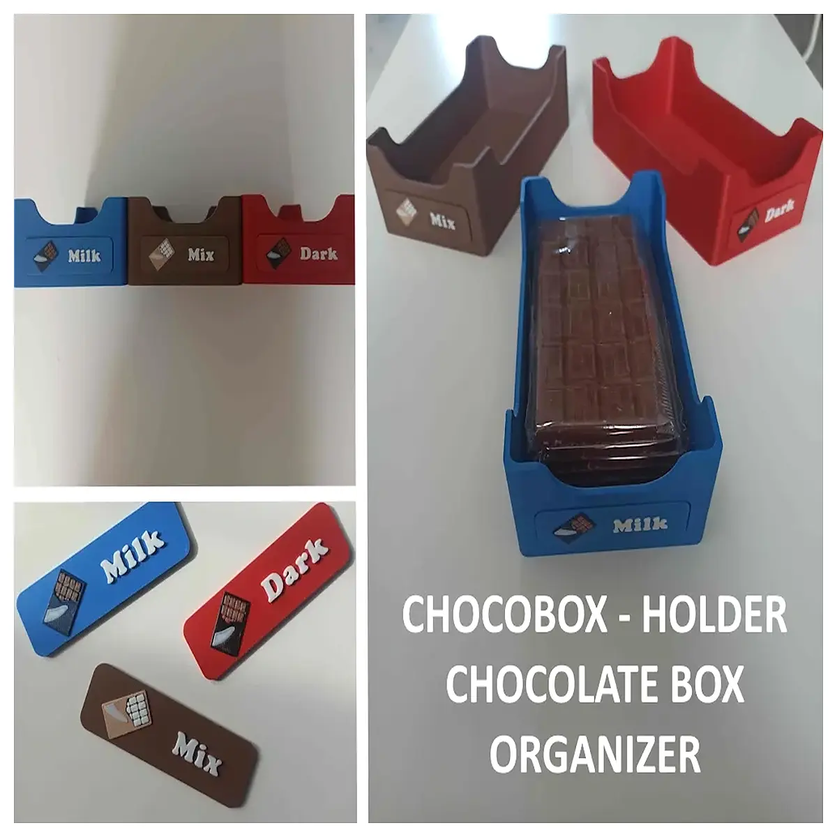 chocolate storage box with dividers organizer tray for candy counter