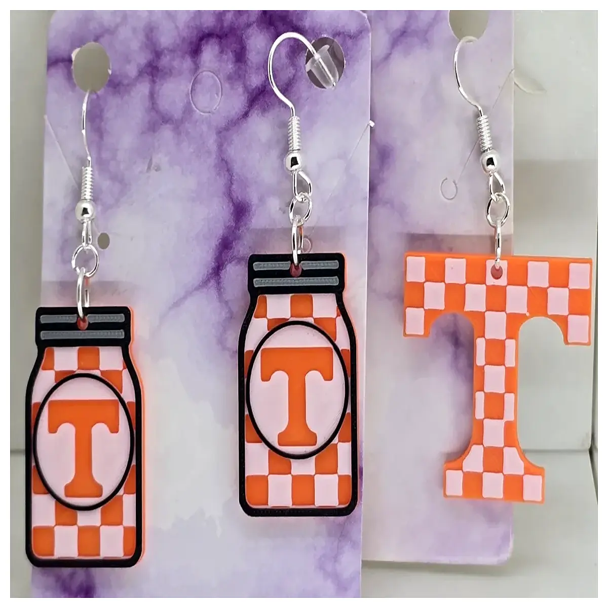 Tennessee Volunteer Earring Simple Design Teen Girls Earrings Event Gift Fashion Accessories