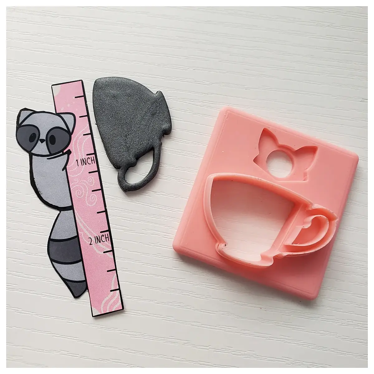 Teacup Clay Earring Cutter DIY Earring Tool Crafting Shaping Handmade Earrings Polishing Polishing