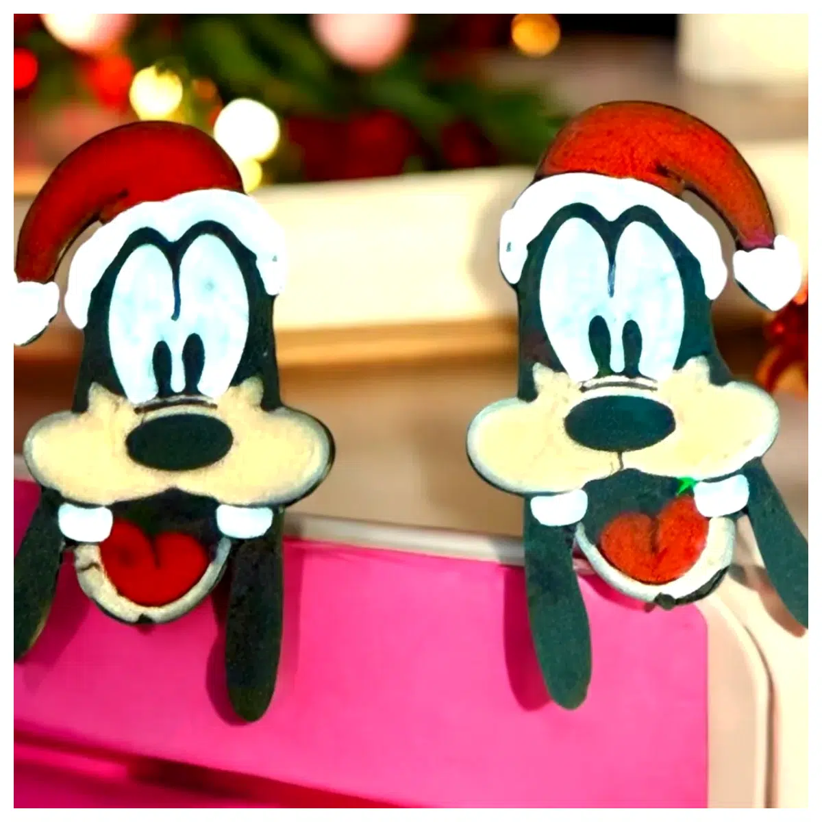 Christmas Earrings Festive Decor Party Accessories Holiday Gift Funny Christmas Earrings Christmas Ornament Earrings