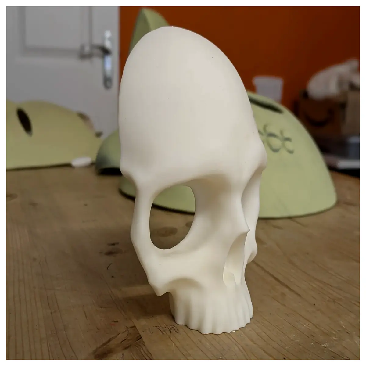 Skull Half Mask Small Cosplay Prop Horror Halloween Decoration Mask Face Cover Accessory
