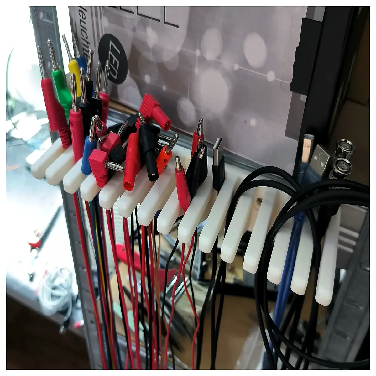 cable management clips for wires organizer rack mount wire holder