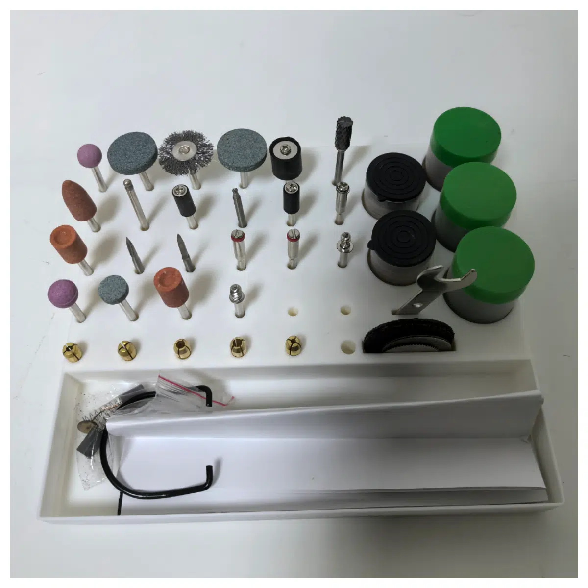 Drill Bit Storage Box Drill Bit Organizer Drill Tool Case Drill Accessory Storage with Dividers