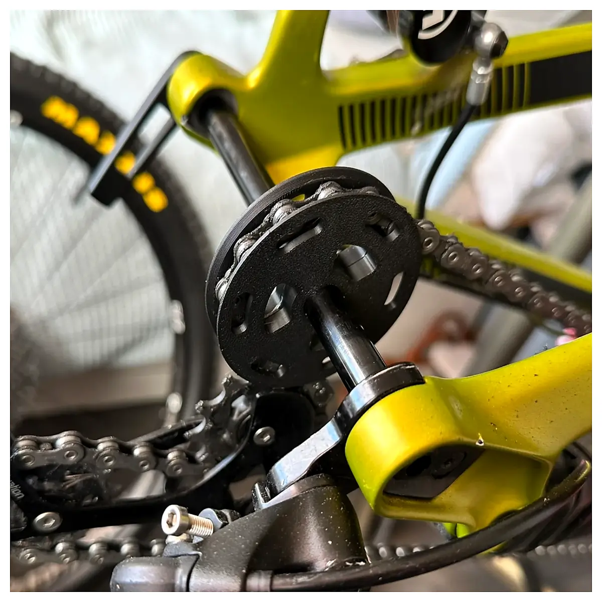 Mountain Bike Hub Chain Keeper Cycling Accessory Enhanced Stability Bike Chain Protection Parts