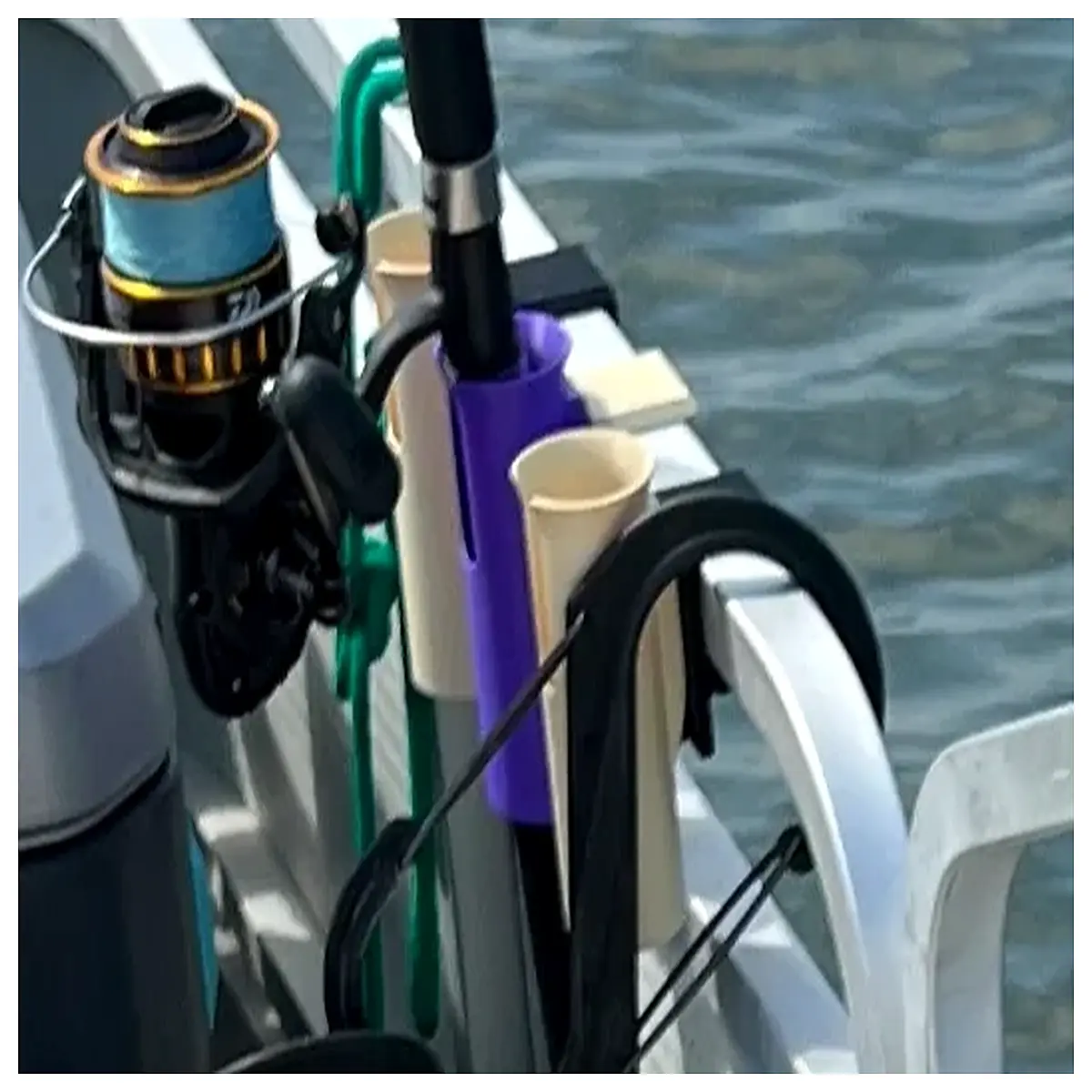 Floating Fishing Barrier System Rod Holder Fishing Pole Support Boat Fencing Accessories Catch Protection