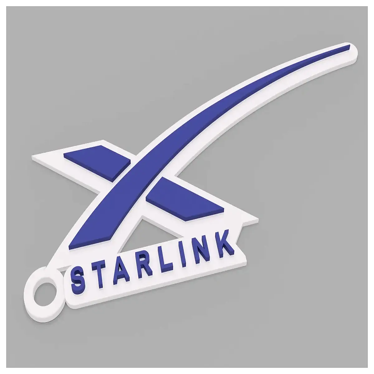 Starlink Keychain Satellite Communication Accessory Outdoor Adventure Gear Starlink Vehicle Decoration Satellite Device Charm Keyring