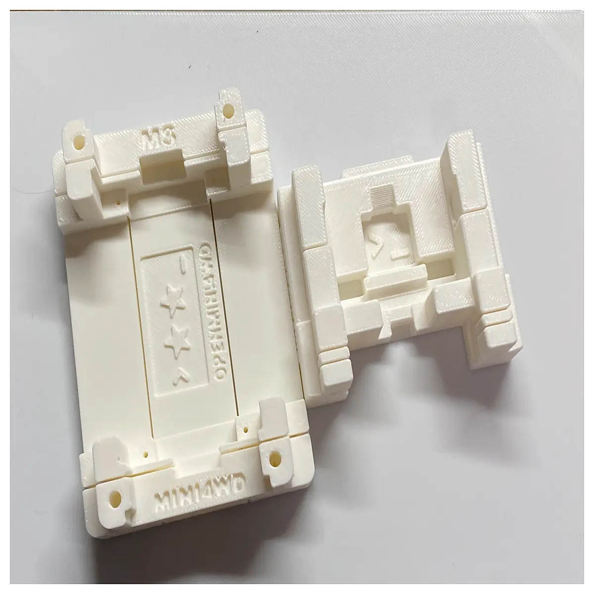 mini 4wd ms chassis internal shock absorber cutting template diy modification upgrade parts