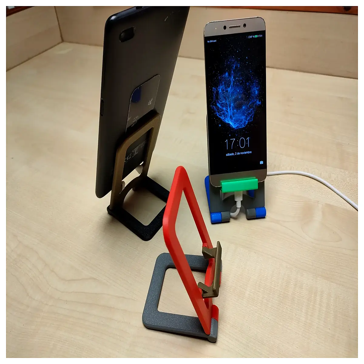 Phone Tablet Stand Adjustable Phone Stand Portable Tablet Holder Desk Phone Stand Foldable Phone Accessory Mobile Stand Parts
