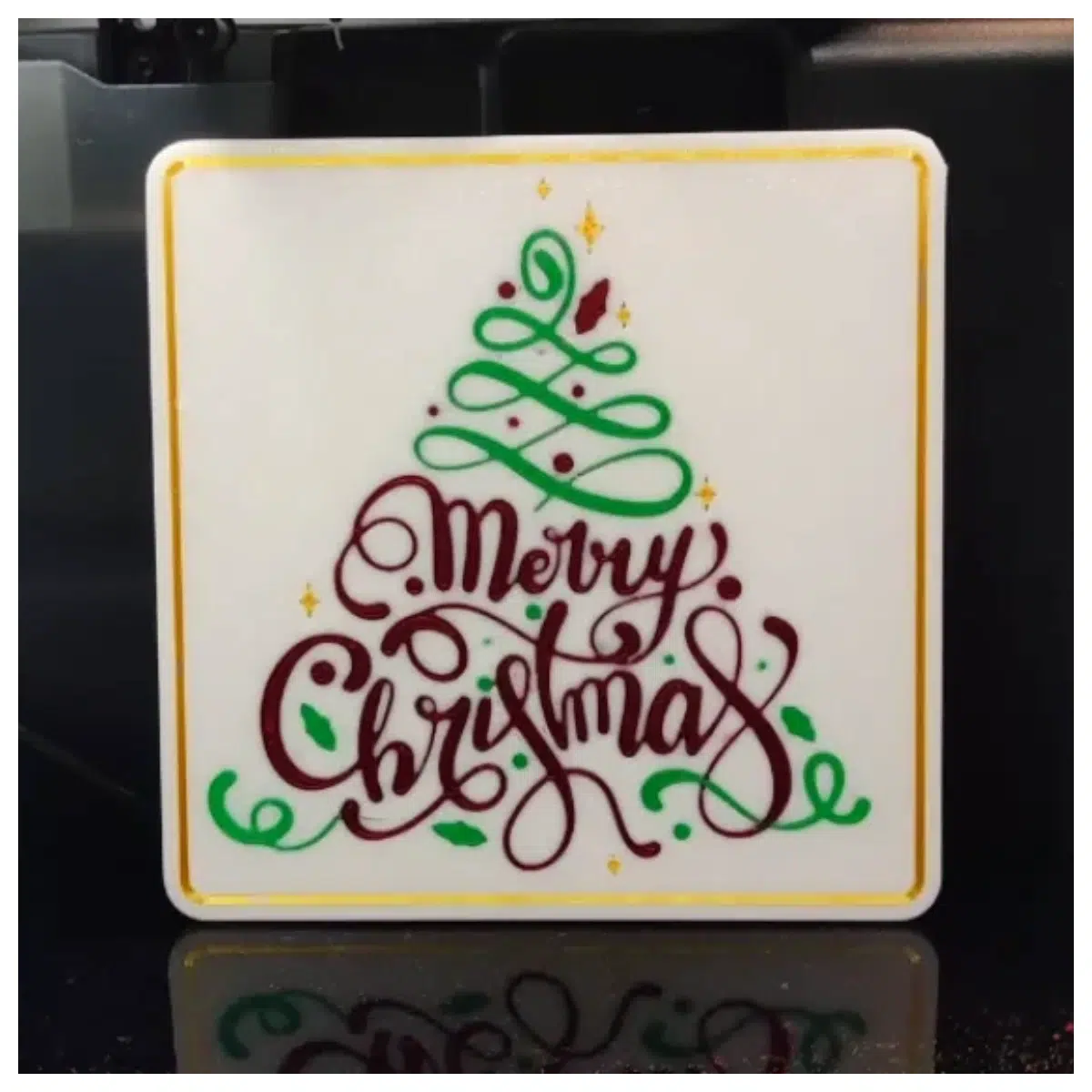 festive christmas tree coasters set holiday table decor non slip cork for wine glasses party supplies