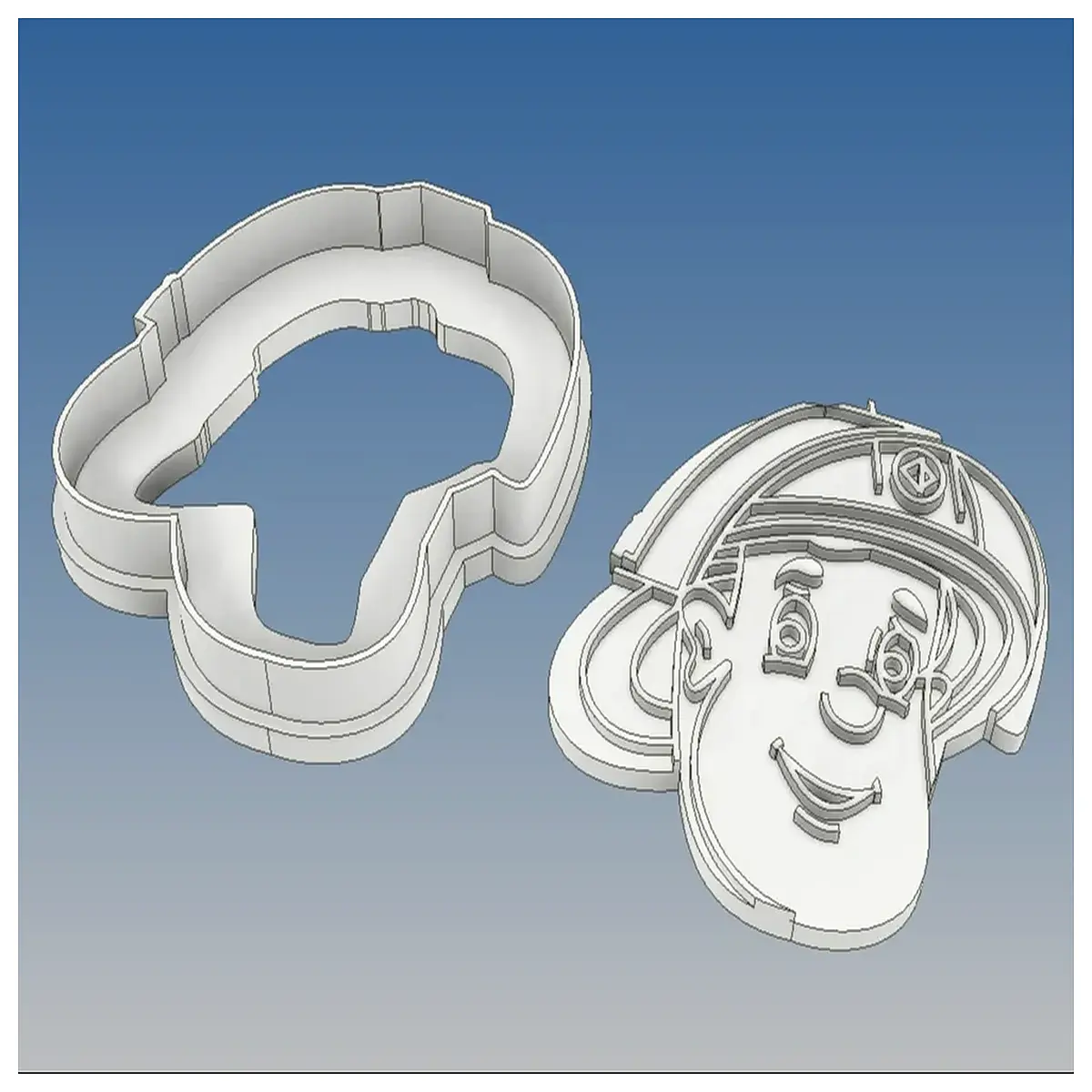 sam fireman cookie cutter set firefighter themed baking molds for kids birthday party treats and holiday decorations