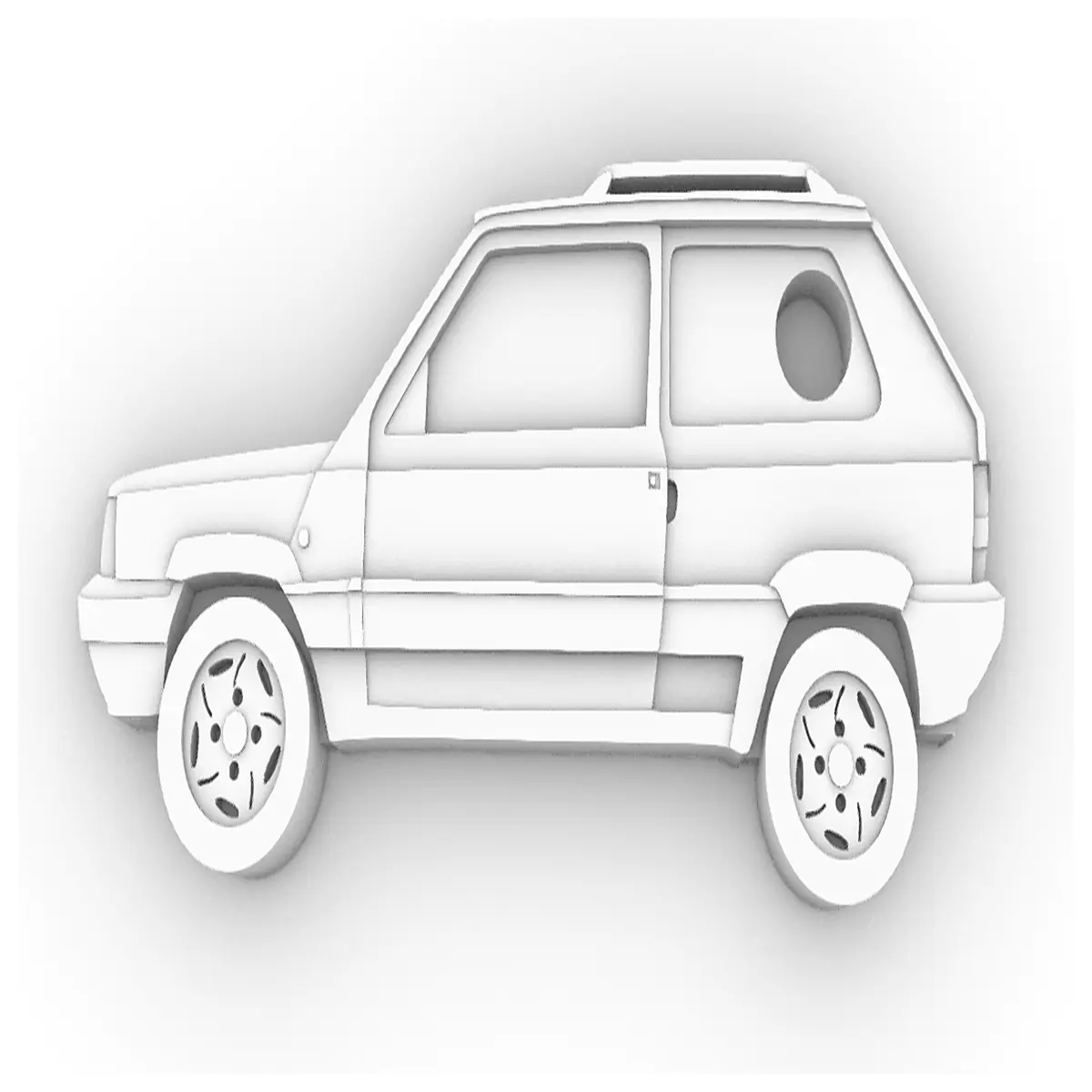 cute panda keychain 4x4 offroad truck car accessories bag charm pendant for men women kids gift