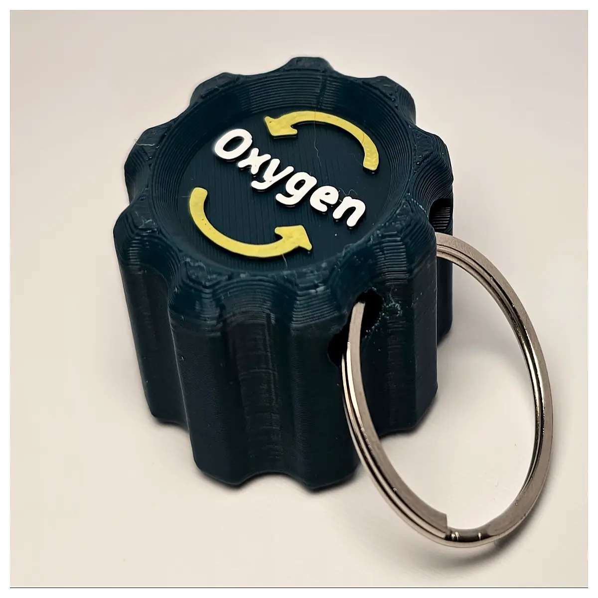 Oxygen Tank Wrench Keychain Oxygen Tank Tool Accessory Emergency Wrench Keyring
