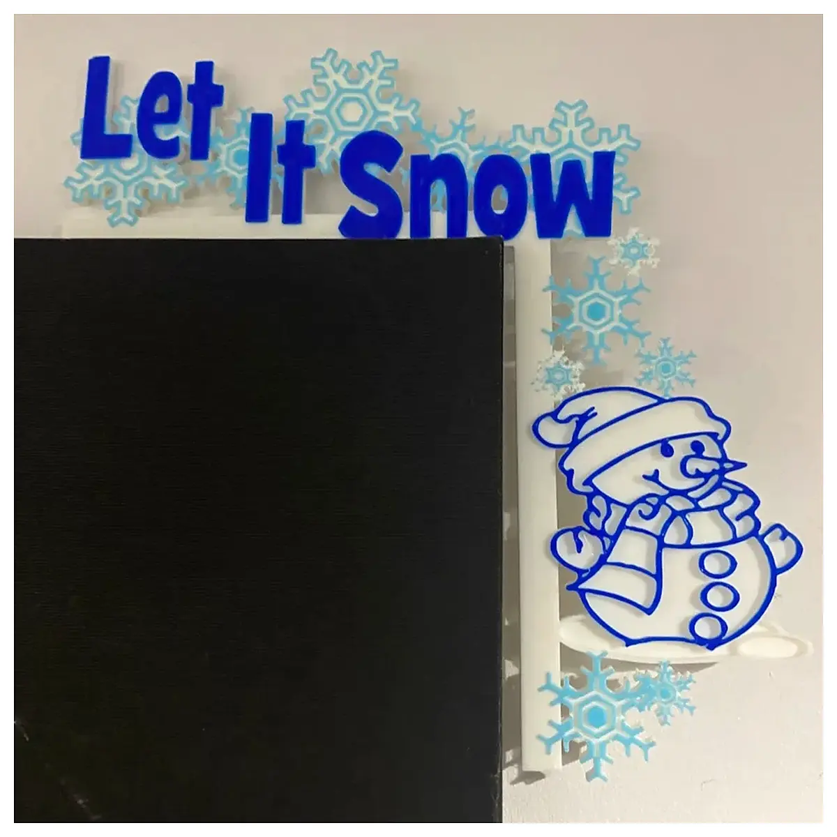 Snowflake Door Decorations Top Snowflake Design Accessories Wall Decor Indoor Decoration Snowflake Wall Decorative Accessories