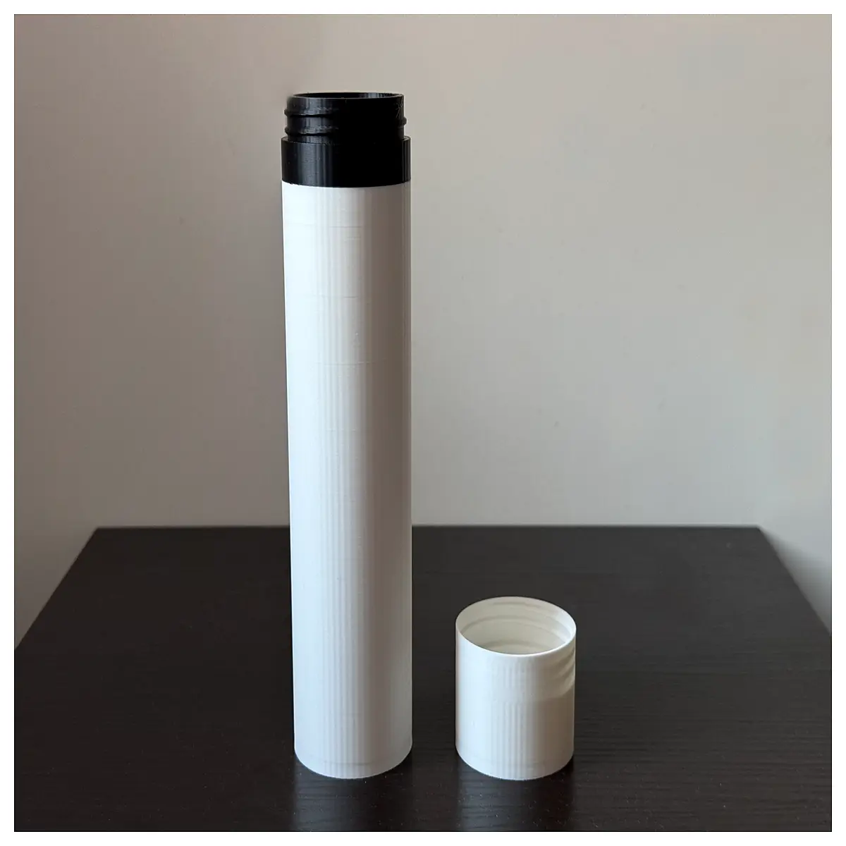 Lidded Storage Cylinder Sealable Storage Box Organizer Tube Cylinder Drawer Storage Desktop Organizer