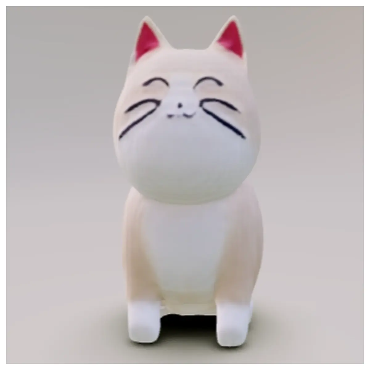 cute chubby cat plushie adjustable size soft hugging pillow for kids gift