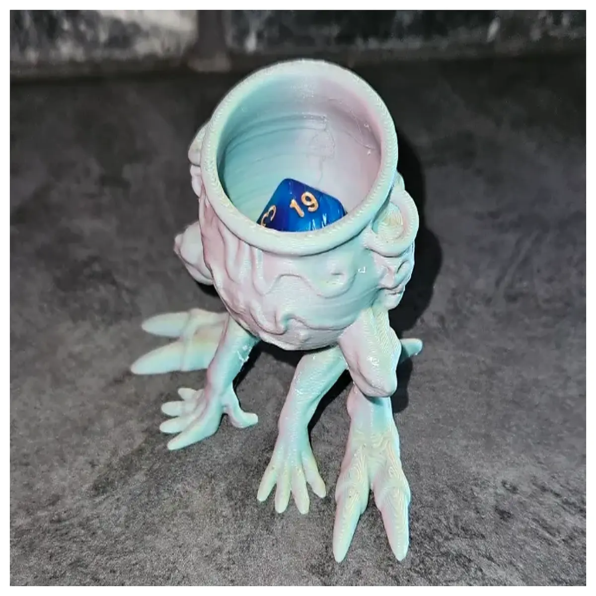 ceramic demon jar home decor spooky halloween decoration witchy aesthetic pottery figurine for shelf