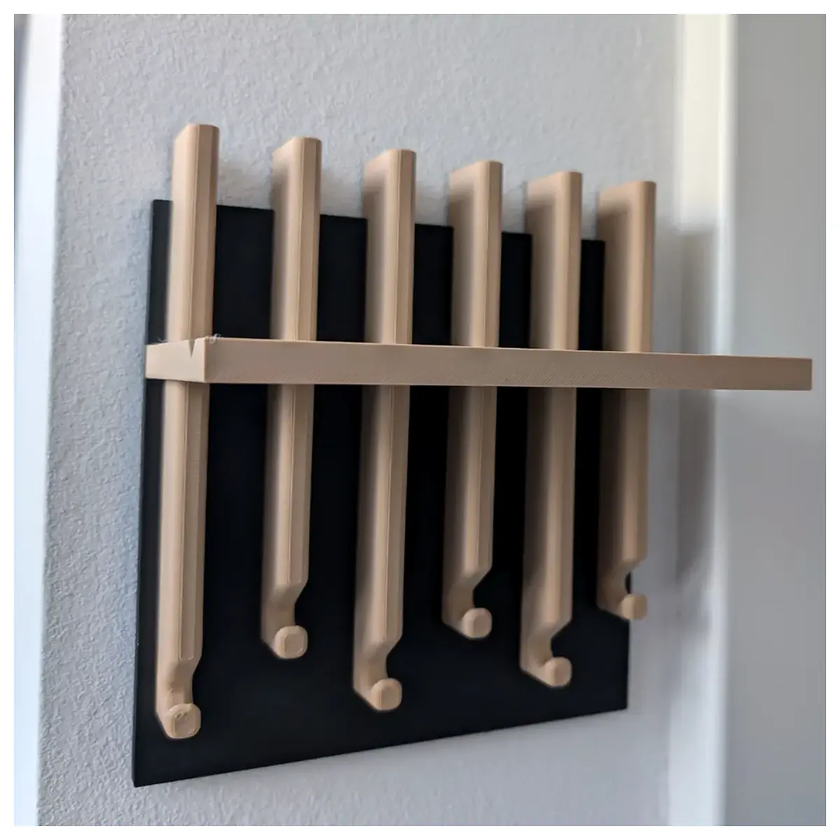 Key Hooks Wall Mounted Rack Kitchen Bathroom Bedroom Storage Key Holder Hanging Accessory Practical Simple