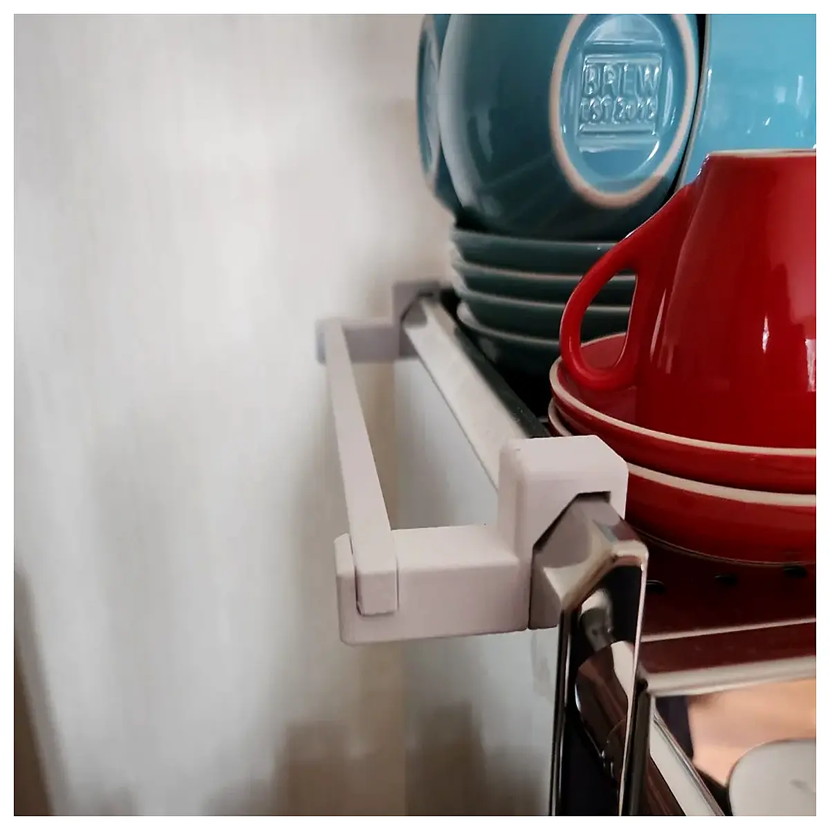 ECM Synchronika Towel Rack Bathroom Shelf Wall Mounted Holder Kitchen Towel Drainer Accessory