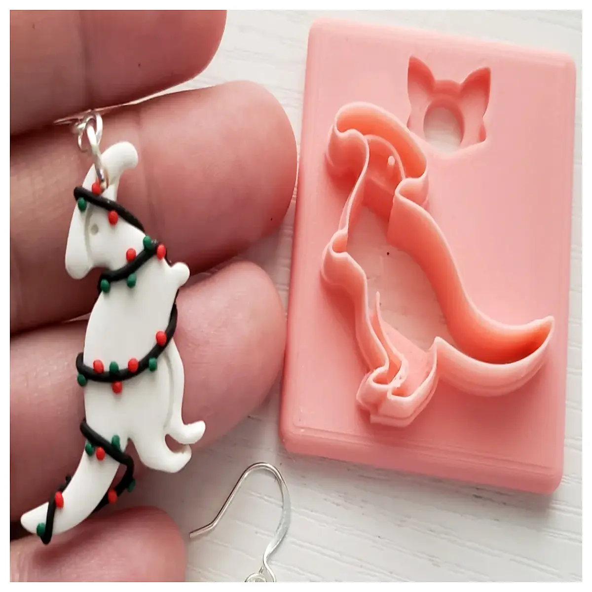 Mini Dinosaur Earring Molds Small Scissors Shape DIY Polymer Clay Jewelry Making Accessories