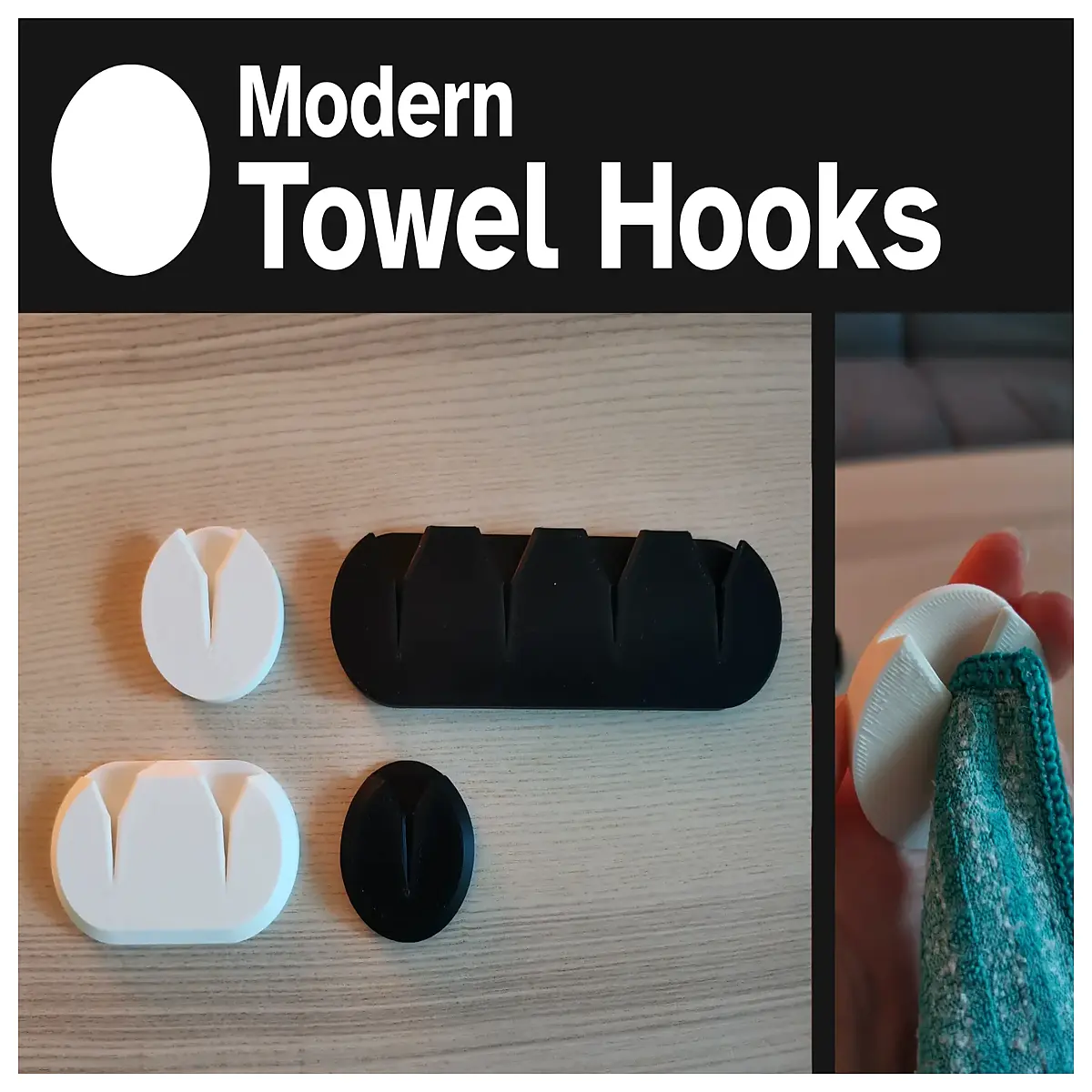 modern round towel hook wall mounted bathroom accessories stainless steel duty single ring for hotel home decor