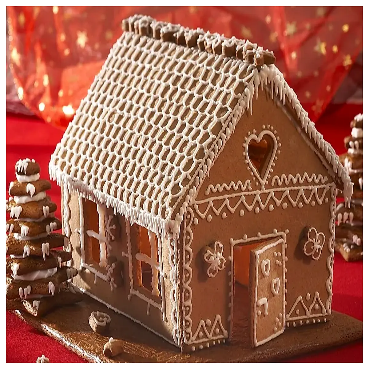 gingerbread house cookie cutter set stainless steel holiday baking molds for christmas decorations