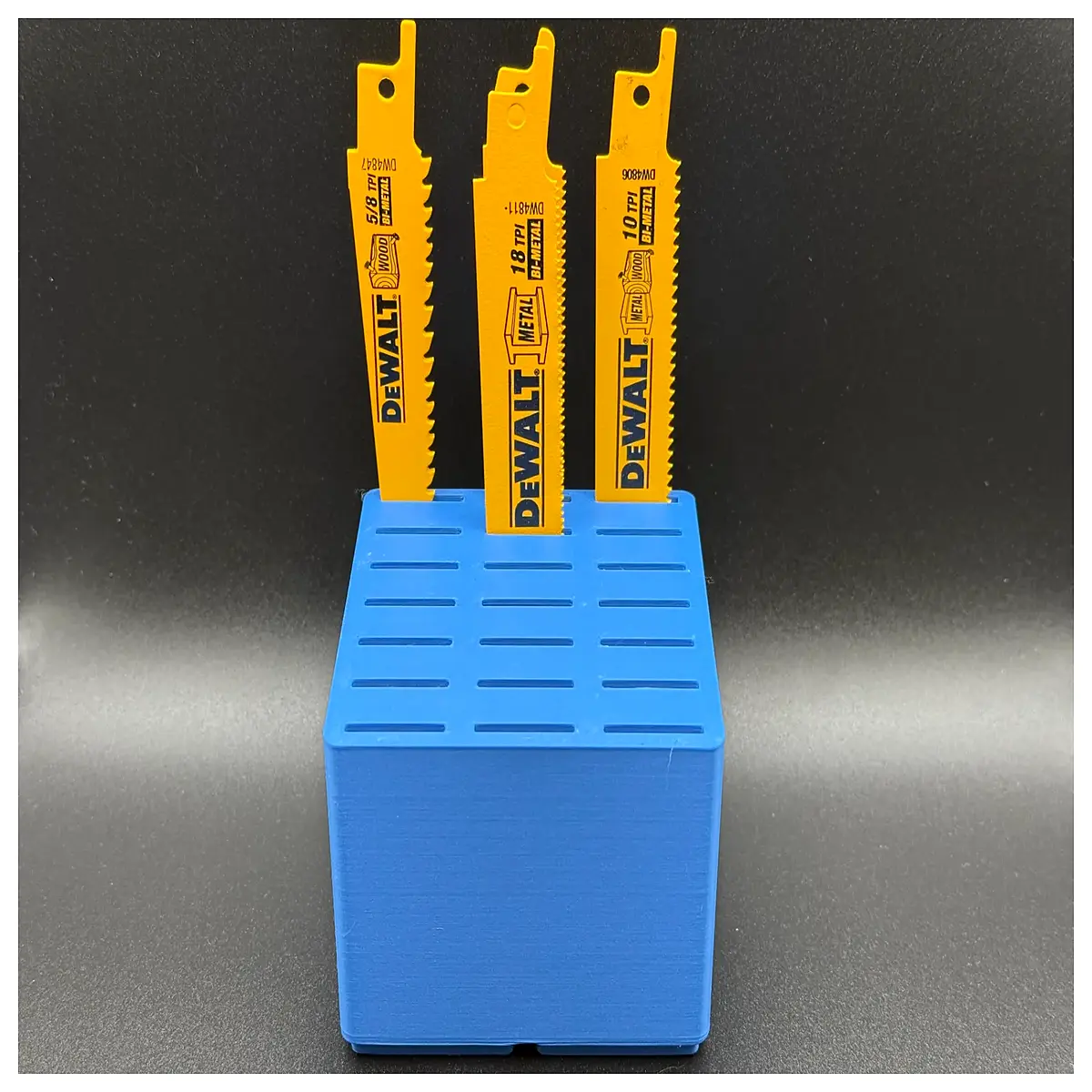 Gridfinity Recip Saw Blade Holder Blade Fixation DIY Workshop Embedded Tool Quick Installation
