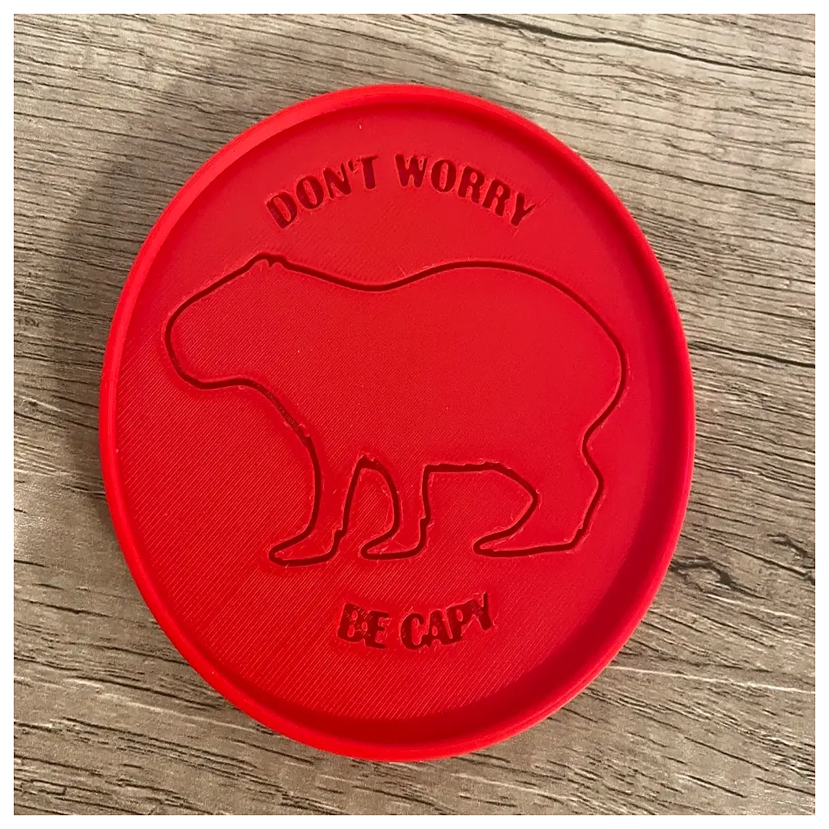 cute capybara coasters set stackable non slip drink mats for coffee mug table protection animal lover decor