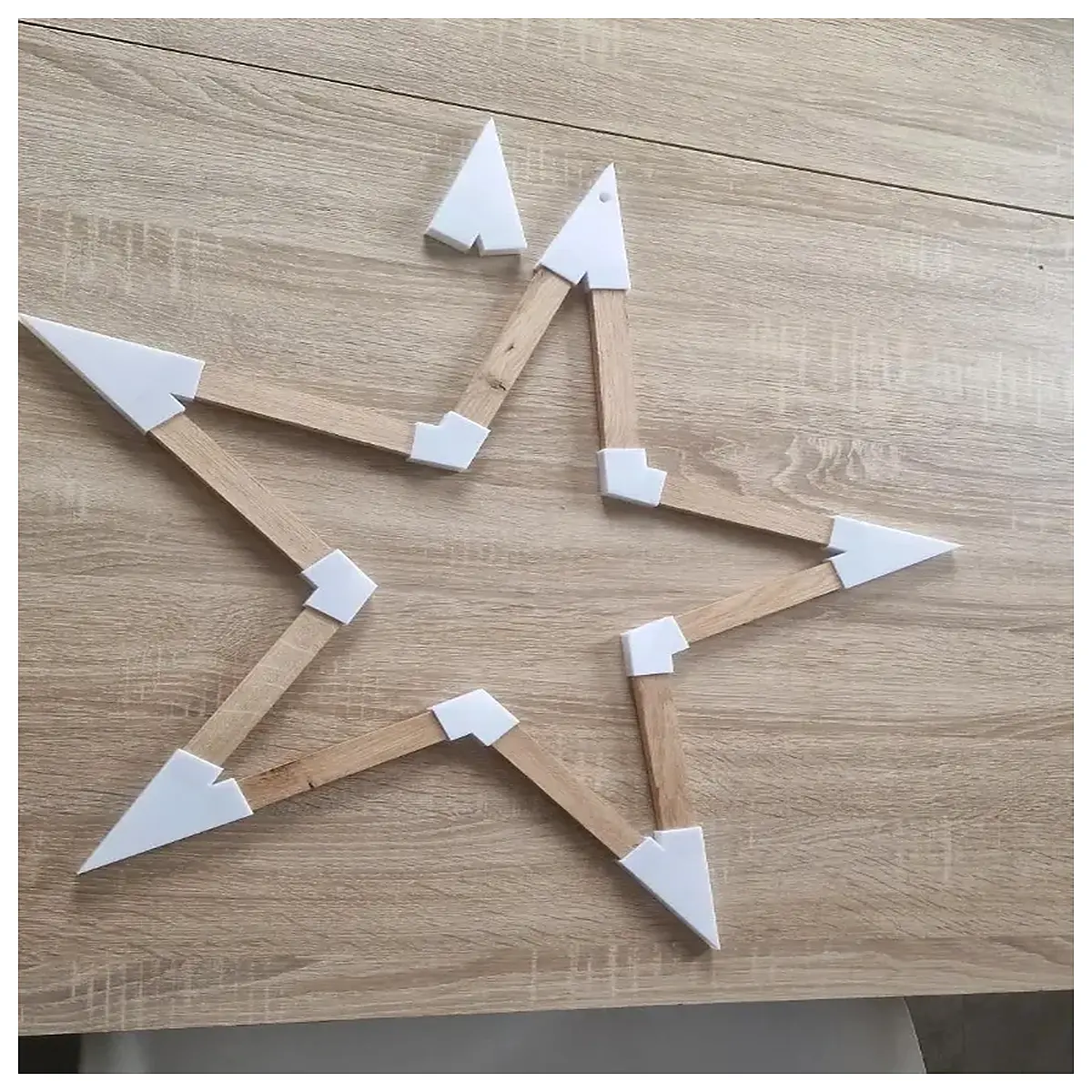 Christmas Star Blocks Decoration Toys Star Shape Christmas Decoration Festive Gift Christmas Tree Accessories Ornament
