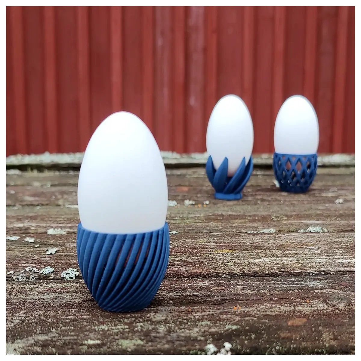 modern minimalist spiral egg cup breakfast holder for boiled eggs kitchen counter decor