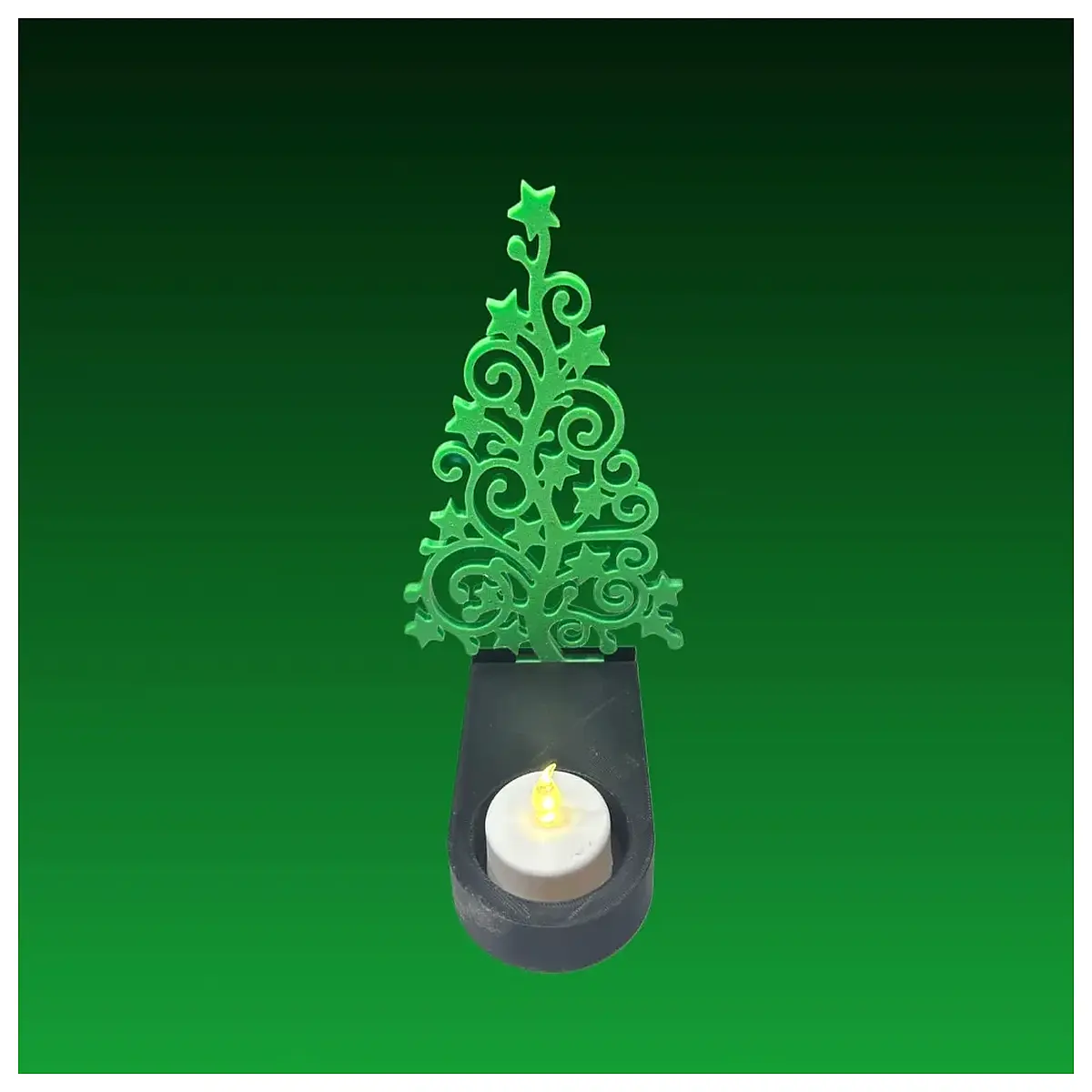 Christmas Silhouette Shelf Display Tabletop Decoration Festive Gift Christmas Ornament Silhouette Stand Scene Setting