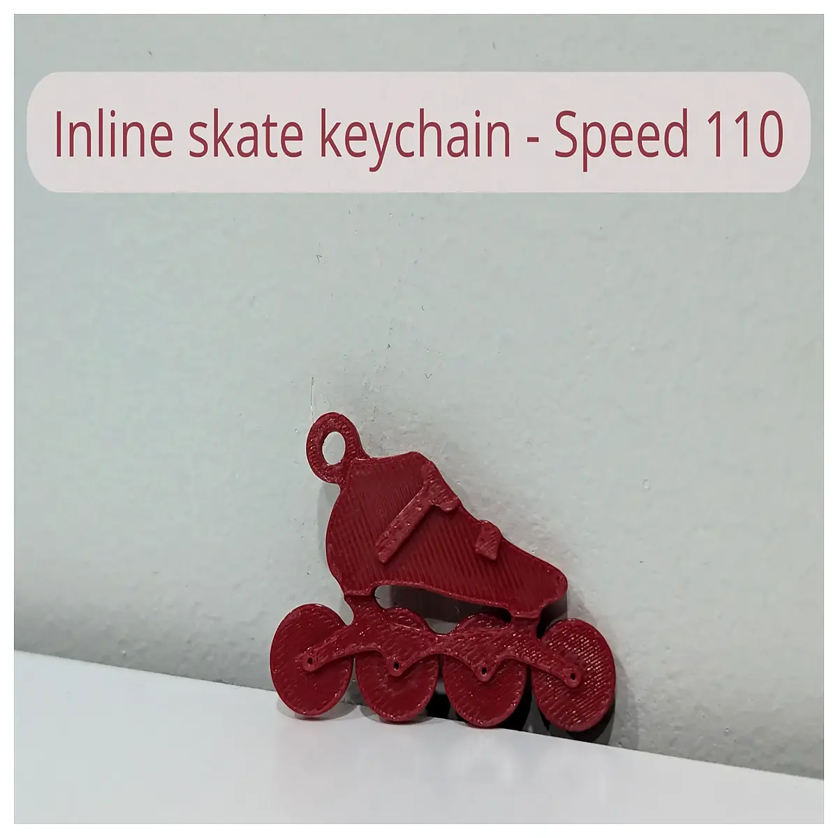 Inline Skate Keychains Speed 10 Skate Parts Speed Boost Skater Accessories Speed Keychain