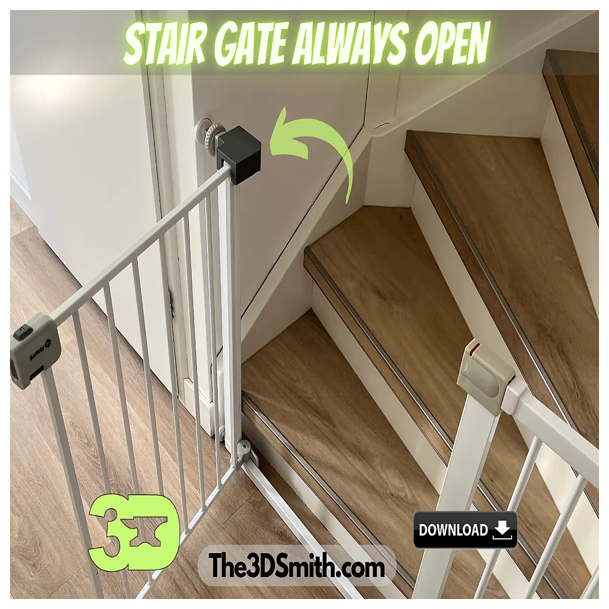 Safety Stair Door Opener Holder Anti Collision Security Home Stair Protection Child Safety Pinch Prevention Accessory