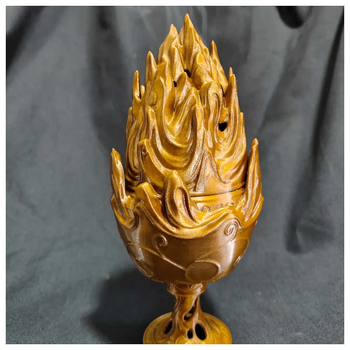 incense burner holder for home altar brass sandalwood stick cone pot zen meditation yoga decor feng shui smoke censer with